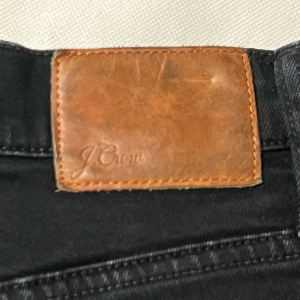 J. Crew Black Ankle-Cropped Jeans